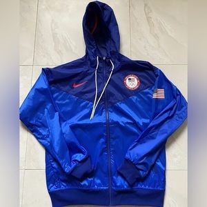 Nike NSW Sportswear Mens Medium Team USA Olympic 2020 Windbreaker Jacket
